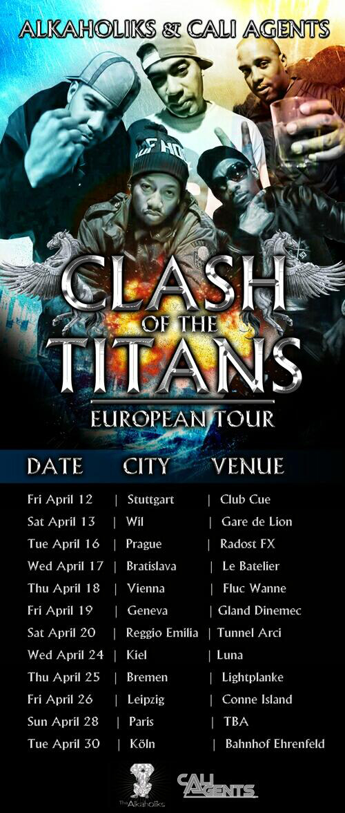 Clash Of The Titans – Alkaholiks & Cali Agents European Tour