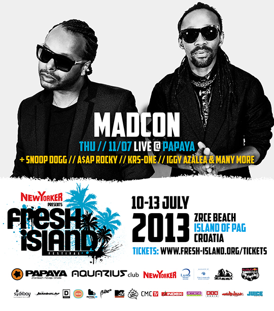 Madcon Live @ Fresh Island Festival