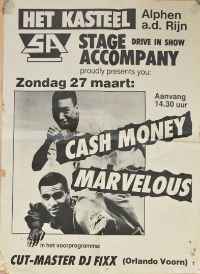 cash money 1987 flyer
