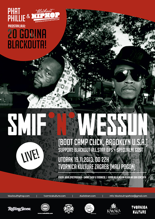 Smif-N-Wessun LIVE @ Tvornica Kulture (Zagreb)