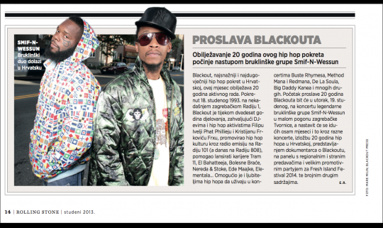 20 godina Blackouta & Smif-N-Wessun u novom broju Rolling Stone-a