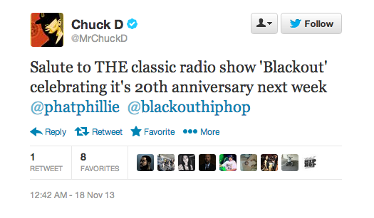 Hip Hop Legends Congratulating On 20 Years Of Blackout