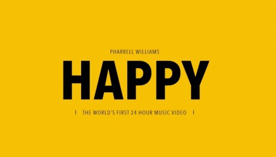 Pharrell – Happy (24 Hour Music Video)