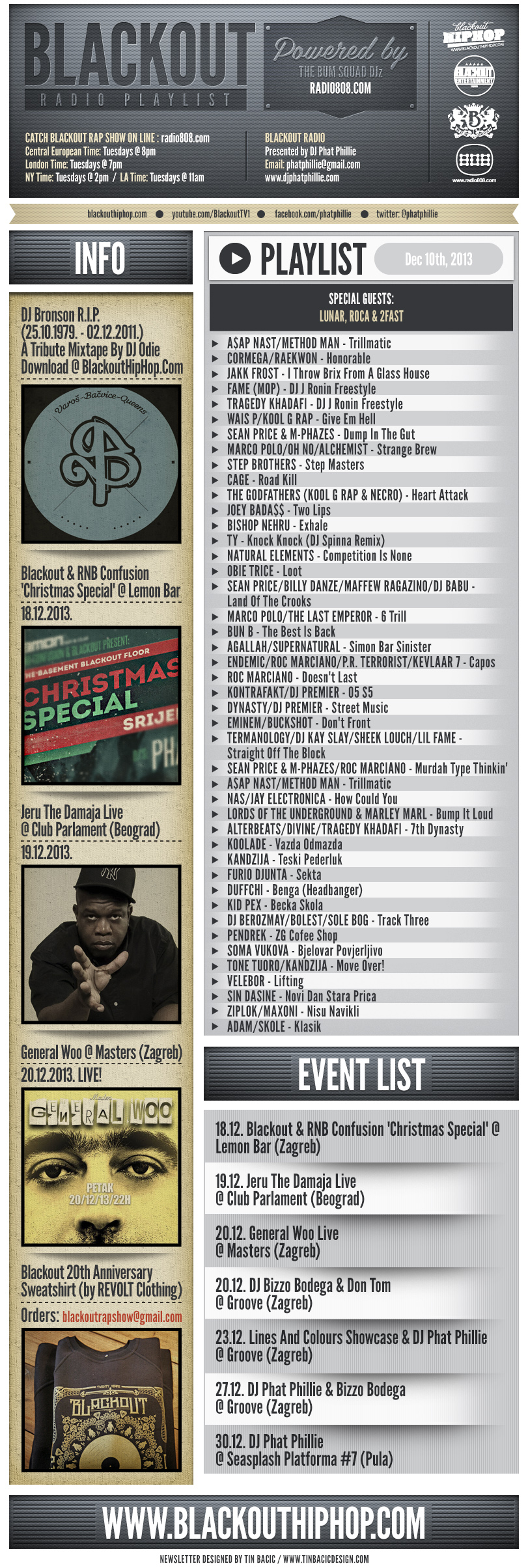PLAYLIST dec 10th
