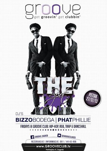 Phat Phillie & Bizzo Bodega @ Groove, Zagreb (27.12.)
