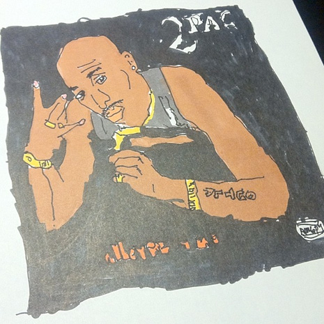 A 7-year-old’s Drawings of Classic Rap Albums