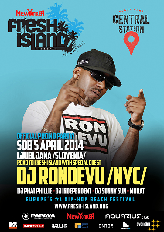 Road To Fresh Island with special guest: DJ Rondevu (NYC) @ Central ...