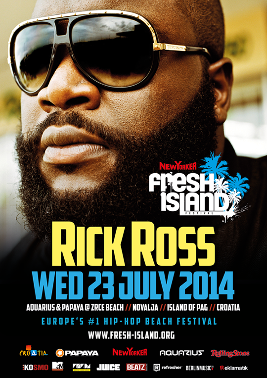 Rick Ross LIVE @ New Yorker Fresh Island Festival 2014!