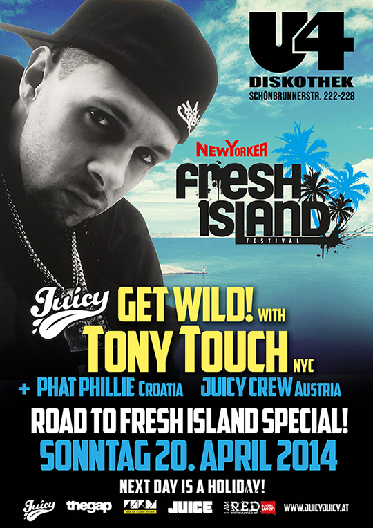 Road To Fresh Island presents: Tony Touch @ U4 (Vienna)
