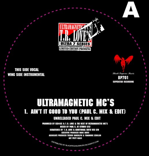 Ultramagnetic M.C's - Aint it good to you (Unreleased Paul C edit)