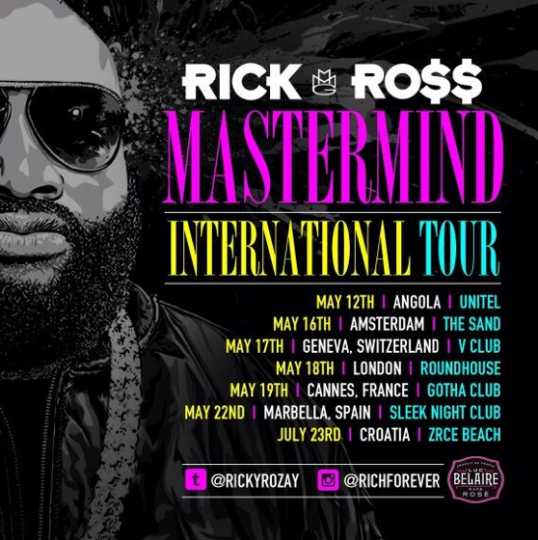 Rick Ross – Mastermind International Tour