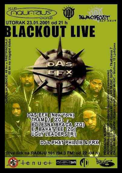 Blackout #ThrowbackThursday – DAS EFX In Zagreb (2001.)