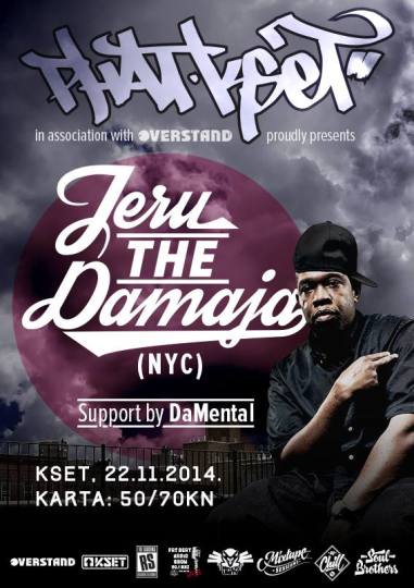 Jeru The Damaja LIVE @ KSET, Zagre (22.11.)