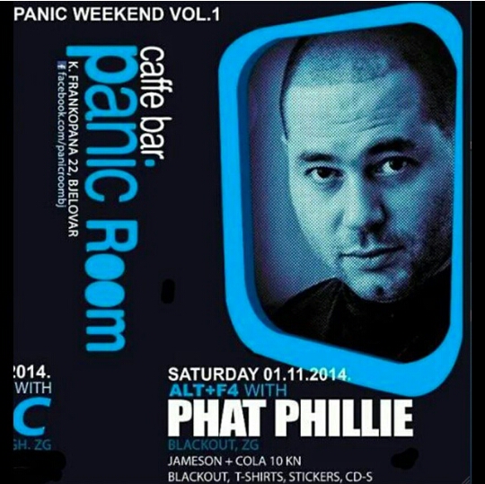 Večeras: Phat Phillie @ Panic Room, Bjelovar