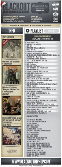 #Podcast - Blackout Rap Show 2014 Recap