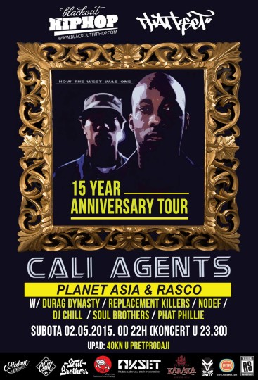 Cali Agents w/ Durag Dynasty & Replacement Killers LIVE @ KSET, Zagreb (2.5.)