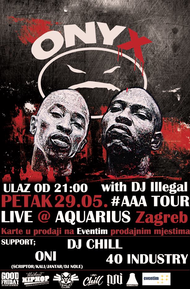 Onyx LIVE @ Aquarius, Zagreb (29.5.)