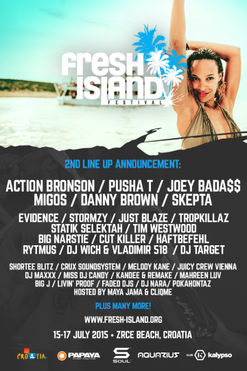 fresh island 2nd line up