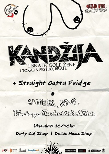 Kandžija i Gole Žene Live @ Vintage Industrial Bar (29.4.)