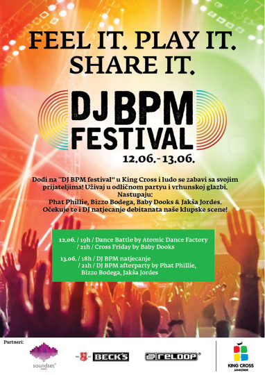DJ BPM Festival @ King Cross, Zagreb (12.-13.6.)
