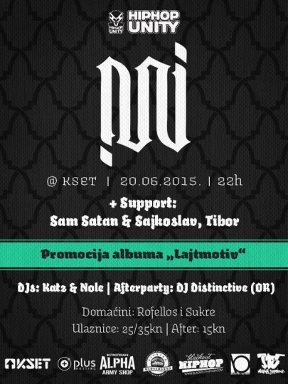 ONI Live @ KSET, Zagreb (20.6.)
