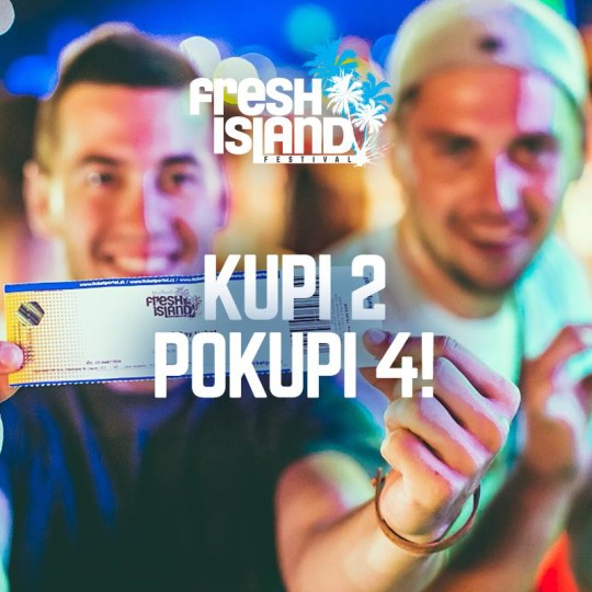 Kupi 2, pokupi 4 karte za Fresh Island!