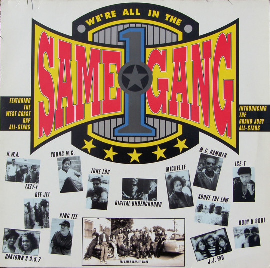 Video: Dig Of The Day: West Coast Rap All-Stars – We’re All in the Same Gang (1990)