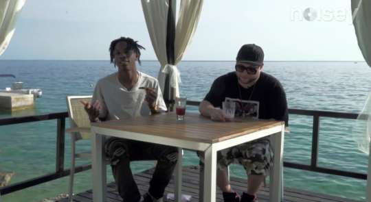 Back & Forth with Joey Bada$$ & Statik Selektah (Fresh Island Festival 2015)
