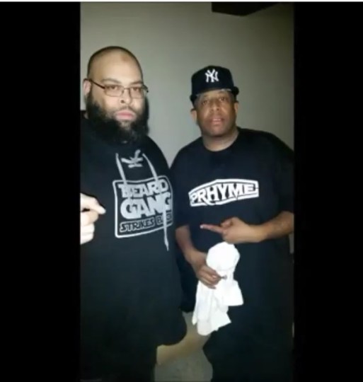 Jakk Frost & DJ Premier Pic backstage at PRhyme Show (Philly)