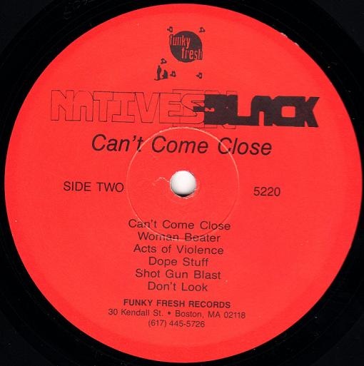Dig Of The Day: Natives In Black – Can’t Come Close (1992)