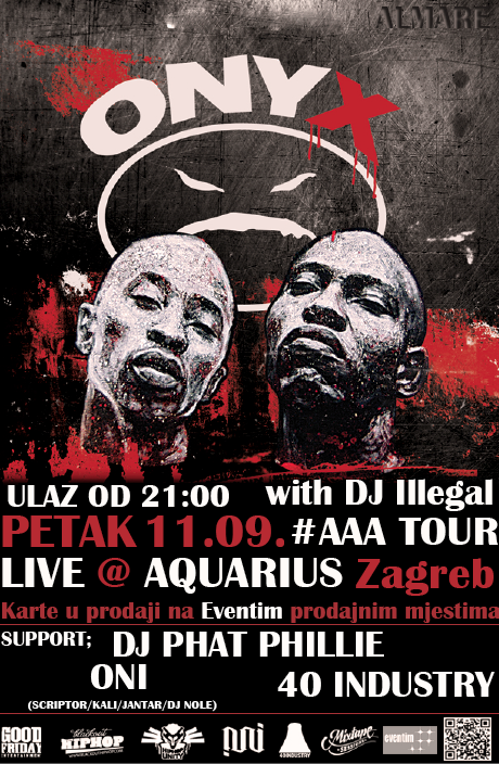ONYX Live @ Aquarius, Zagreb (11.9.)