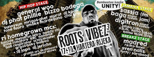RootS ViBeZ 3 @ Hartera, Rijeka (17.10.)