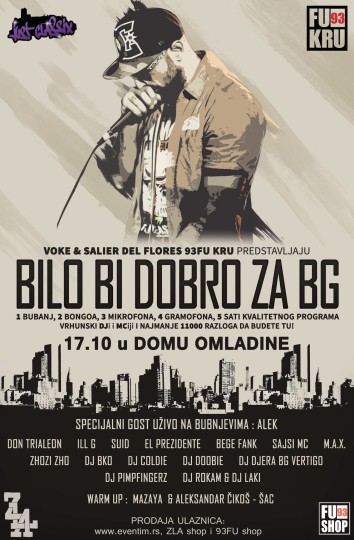 Voke & Salier Del Flores Live @ Dom Omladine, Beograd (17.10.)