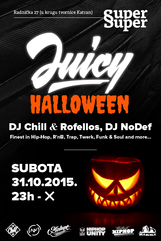 Večeras: Juicy Halloween @ Super Super, Zagreb