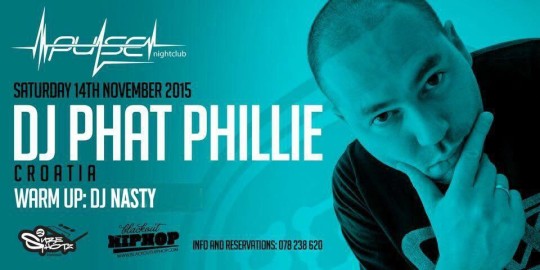 Večeras: DJ Phat Phillie @ Pulse Club, Kočani (Makedonija)
