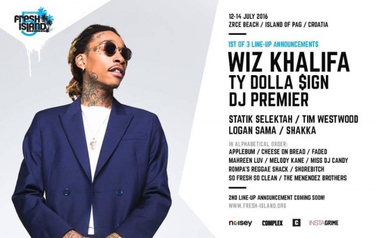 Wiz Khalifa & Ty Dolla $ign At This Year's Fresh Island Festival