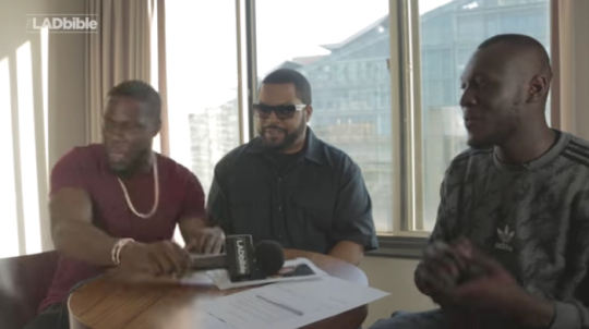 Kevin Hart & Stormzy Compete In Grime Rap-off