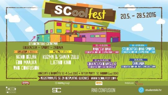 Edo Maajka & RNB Confusion @ Scool Fest 2016 (20. - 29. 5.)