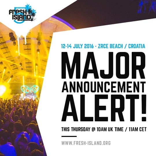 Fresh Island Festival Major Announcement Alert This Thursday!