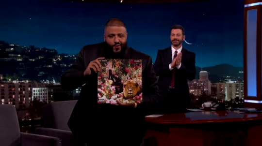 DJ Khaled Reveals New Album Cover and Talks Snapchat on Jimmy Kimmel