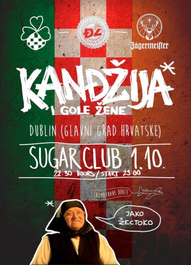 Kandžija i Gole žene live @ The Sugar Club, Dublin (1. 10.)