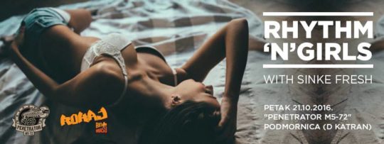 Rhythm & Girls @ Katran, Zagreb (21. 10.)