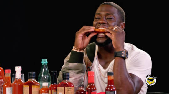 Watch Kevin Hart on "Hot Ones"