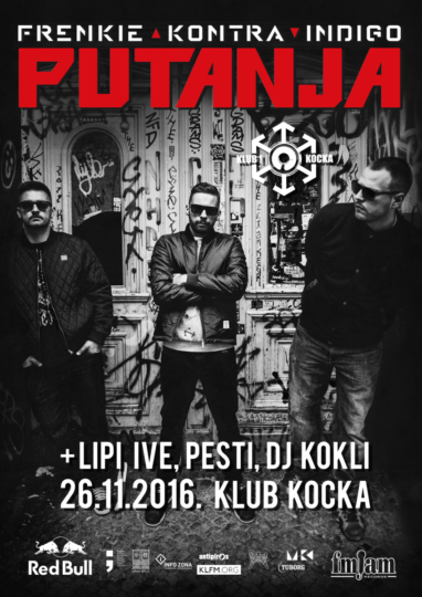 Frenkie, Kontra & Indigo @ Klub Kocka, Split (26. 11.)