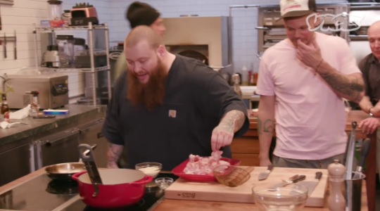 Video: Action Bronson Makes Garlic Parmesan Wings