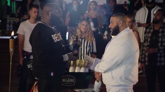 Video: Rick Ross & DJ Khaled Pop Luc Belaire Champagne