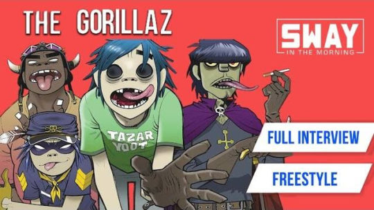 Video: The Gorillaz on Sway in the Morning