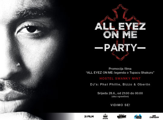 "All Eyez On Me" Party @ Swanky Monkey Garden, Zagreb (28. 6. )