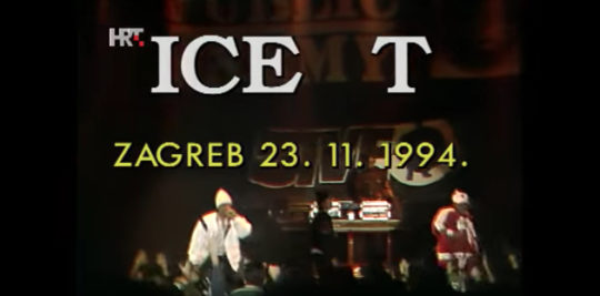 RARE FOOTAGE: Public Enemy & Ice-T in Zagreb, Croatia (1994)