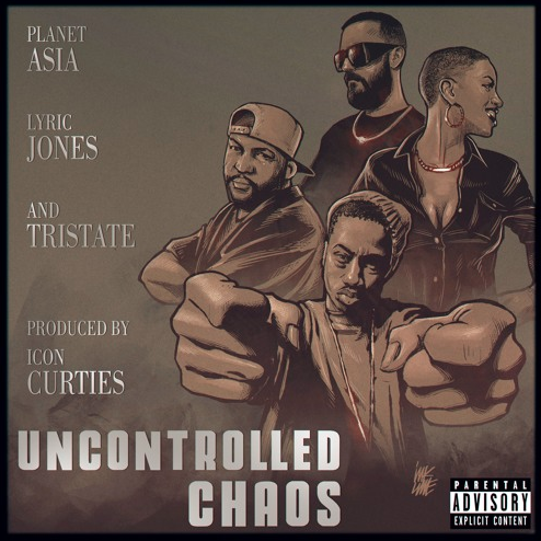 Icon Curties ft. Planet Asia, Lyric Jones & Tristate – Uncontrolled Chaos